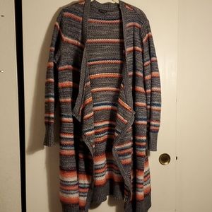 Torrid Size 2 Open Front Striped Cardigan